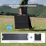 VDL Solarpanel Faltbar, 200W Solarmodul mit Monokristalline Solarzelle für Powerstation, 20V Photovoltaik Modul Solaranlage Solarladegerät mit Multi-Contact 4 für Outdoor, Camping, Garten, RV