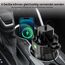 AUCARAUTO 150W Spannungswandler, DC 12V zu 230V AC 5-in-1 Wechselrichter Getränkehalter Konverter mit 10A Zigarettenanzünder Steckdose, 2 USB-C 30W & 1 USB-A 18W Ladeanschlüsse - Schwarz