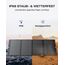 ECOFLOW 400W Tragbares SolarPanel 0% VAT, Faltbares Solarmodul für Delta Tragbare Powerstation, bifaziales Design, 25% Wirkungsgrad, IP68 wasserfest, Solaranlage für Outdoor Garten Balkon Camping