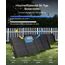 ECOFLOW 220W Solarpanel, leichtes tragbares Solarmodul für DELTA & RIVER tragbare Powerstation, bifaziales Design, N-Typ Solarzelle, 25% Wirkungsgrad, IP68, Solaranlage für Outdoor Garten Camping