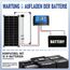 100W Solarpanel 12V Monokristallines Solarpanel-Kit 100 Watt Solarmodul mit 20 A Laderegler für netzunabhängige 12 Volt Energieladung für Wohnmobil, Boot, Wohnwagen, Haushalt