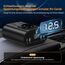 TAGEEBLU 300W Wechselrichter 12V auf 230V, spannungswandler 12v 230v mit 1 Steckdosen、Type-C 30W、USB-Schnellladung 25W、3 USB-Anschlüsse, LED-Anzeige, Laden von Handys, Laptops und Anderen Geräten