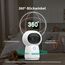 Aqara 2K Sicherheitstür-Kamera Hub G3, AI Gesichts- und Gestenerkennung, 360° Betrachtungswinkel durch Schwenken und Neigen, Funktioniert mit HomeKit Secure Video, Alexa, Google-Assistant, IFTTT