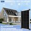 100W Solarpanel 12V Monokristallines Solarpanel-Kit 100 Watt Solarmodul mit 20 A Laderegler für netzunabhängige 12 Volt Energieladung für Wohnmobil, Boot, Wohnwagen, Haushalt