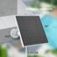 Solarpanel für Eufy Kamera, 5W Solarmodul für Eufy Kamera kompatibel mit Eufycam 3/3C/2/2 Pro/2C/2C Pro/E/E20/E40/L20/L40, Solarpanel für überwachungskamera Eufy mit USB-C Anschluss, Micro USB Adapter