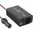 ALLWEI 300W Wechselrichter 12V auf 230V Spannungswandler, Stromwandler mit Typ-C & USB Anschluss, Inverter 12V 220V, Auto Steckdose für Auto, Laden von Handys, Laptops und Anderen Geräten (Schwarz)