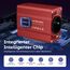 TAGEEBLU 200W Wechselrichter 12V auf 230V, spannungswandler 12v 230v mit 1 Steckdosen、Type-C 30W、USB-Schnellladung 20W