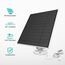 Solarpanel für Eufy Kamera, 5W Solarmodul für Eufycam kompatibel mit Eufycam 3/3C/2/2 Pro/2C/2C Pro/E/E20/E40/L20/L40, Solarpanel 5V mit USB-C Anschluss, Micro USB Adapter, IP65 Wasserdicht