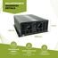SOLARTRONICS Spannungswandler NM2500 12V 2500 Watt SCHWARZ - 5000 Watt Spitzenleistung - Wechselrichter 12v auf 230v - Blei- oder AGM-Batterie kompatibel - mit Schuko- & USB Anschluss