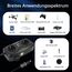 7 in 1 200W Wechselrichter 12V auf 220–230V, SZSSTH Spannungswandler Auto Steckdose 2 USB-A/2 Typ-C (5V 3A), Stromwandler mit Zigarettenanzünder Steckdose Power Inverter für Handys, Laptops, Campen