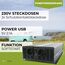 SOLARTRONICS Spannungswandler NM5000 12V 5000 Watt SCHWARZ - 10000 Watt Spitzenleistung - Wechselrichter 12 auf 230v - Blei- oder AGM-Batterie kompatibel - mit Schuko- & USB Anschluss