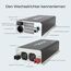 Renogy 2000W/4000W 24V auf 230V Reiner Sinus Wechselrichter Spannungswandler Konverter DC zu AC Umwandler mit USB und Europäische Steckdose für Haushaltsgeräten 24V 2KW Pure Sine Wave Inverter