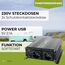 SOLARTRONICS Spannungswandler NM1000 12V 1000 Watt SCHWARZ - 2000 Watt Spitzenleistung - Wechselrichter 12v auf 230v - Blei- oder AGM-Batterie kompatibel - mit Schuko- & USB Anschluss