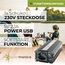 SOLARTRONICS Spannungswandler NM600 12V 600 Watt SCHWARZ - 1200 Watt Spitzenleistung - Wechselrichter 12v auf 230v - Blei- oder AGM-Batterie kompatibel - mit Schuko- & USB Anschluss