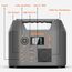 SinKeu Tragbare Powerstation mit 60 W Falt-Solarpanel, 296 Wh Solargenerator mit 230 V AC-Ausgang, 300 W Reine Sinuswelle, LED-Leuchte, Lithium-Akku für Camping, Notstrom & Off-Grid