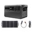 DJI Power 1000 V2 tragbare Powerstation, Solargenerator mit Panel, 1024 Wh LFP-Akku, 2600 W Ausgangsleistung, Autosteckdose zu SDC-Netzkabel, Autoladung, Camping, Roadtrip, Wohnmobil