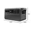DJI Power 1000 V2 Tragbare Powerstation 1024Wh, 2600W Power Station Solar, LiFePO4 Akku, Kompakte Größe, Schnellladung in 37 Min. von 0% auf 80%, Elektrischer Generator für Camping/Zuhause/Wohnmobile