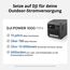 DJI Power 1000 Tragbare Powerstation 1024Wh, 2200W Solar Generator, LiFePO4 Akku, 4-in-1 Schnellladung Power Station, 23db Ultra-Leise, Notstromaggregat für Zuhause, Generator für Camping/Wohnmobile