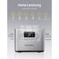 AFERIY 2400W Tragbare Powerstation, 2048Wh LiFePO4-Batterie, USV-APP, Schnellladung in 1,2 Std.13 Anschlüsse, Sinuswellen 230V, USV, APP, Mobile Stromversorgung für Outdoors Camping, Silbern Mit XT90