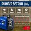DENQBAR Inverter Stromgenerator DQ-2100 2100W, Benzin Stromerzeuger mit 230V, USB Fast-Load, Superleise, LED Display, tragbar - Für Camping, Outdoor, Baustelle, Reise, Wohnmobil und Notstromaggregat