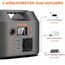 SinKeu Tragbare Powerstation mit 60 W Falt-Solarpanel, 296 Wh Solargenerator mit 230 V AC-Ausgang, 300 W Reine Sinuswelle, LED-Leuchte, Lithium-Akku für Camping, Notstrom & Off-Grid