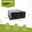 SOLARTRONICS Spannungswandler NM2000 12V 2000 Watt SCHWARZ - 4000 Watt Spitzenleistung - Wechselrichter 12v auf 230v - Blei- oder AGM-Batterie kompatibel - mit Schuko- & USB Anschluss