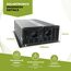 SOLARTRONICS Spannungswandler NM3000 12V 3000 Watt SCHWARZ - 6000 Watt Spitzenleistung - Wechselrichter 12v auf 230v - Blei- oder AGM-Batterie kompatibel - mit Schuko- & USB Anschluss