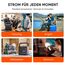 Jackery 2000 v2 Tragbare Powerstation mit 200W Solarpanel, 2042Wh Solargenerator mit 2200W Ausgang, LiFePO4 Batterie Schnellladung für Camping, Wohnmobil, Off-Grid