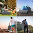 SinKeu Tragbare Powerstation mit 60 W Falt-Solarpanel, 296 Wh Solargenerator mit 230 V AC-Ausgang, 300 W Reine Sinuswelle, LED-Leuchte, Lithium-Akku für Camping, Notstrom & Off-Grid