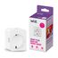 WiZ Smart Plug, Typ F, 230 V, einfache Einrichtung, Standardstecker, intelligente Steuerung, Sprachbefehle, mit Leistungsmesser, 1er-Pack