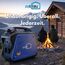 Stromgenerator mit Benzin | Stromerzeuger | Notstromaggregat leise | 5 Steckdosen 3x 230V / 1x 400V / 1x 12 V | 7 PS (Inverter 2000W)