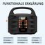Powerstation 194Wh,SBAOH Solargenerator Akku mit AC Outlet Camping Solar Generatoren Lithium Batterie Bank Stromversorgung für Outdoor Travel Home Emergency Backup