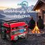 Stromgenerator mit Benzin | Stromerzeuger Notstromaggregat leise | 5 Steckdosen 3x 230V / 1x 400V / 1x 12 V | 7 PS (6 kW Anschlussleistung((2 Steckdosen (3000W BS3500)))