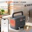 Jackery E1000 v2 Tragbare Powerstation mit 200W Solarpanel mit 5M DC Solarpanel Verlängerungskabel, 1070Wh LiFePO4 Solargenerator, 1 Std. Schnellladung, für Outdoor Camping, Wohnmobil, Notfall