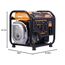 3200W Inverter-Generator, Benzin 4-Takt Backup-Stromversorgung mit Parallell-Funktion, mit AC/DC/USB-Ausgängen für Garten, Arbeitsplatz, Haus, Garage und mehr