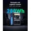 Anker SOLIX C300 Tragbare Powerstation + 100W Solarpanel, 288Wh LiFePO4 Akku, 300W (Max 600W) Solargenerator Bundle, 140W Beidseitige Schnellladeleistung, Für Camping, Reisen, Notfälle & unterwegs