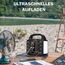 Tragbare Powerstation 99Wh,SBAOH 150W Solargenerator Akku mit AC/Auto Zigärettenänzünder/USB Ausgabe,Mobile stromgenerator für Reise/Camping/Outdoors/Emergency