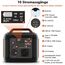 Tragbares Power Station 300W, SBAOH 296Wh Generator Schnellladung-230V AC Steckdosen/DC Ports und LED Taschenlampe,Mobile stromgenerator für Reise/Camping/Outdoor