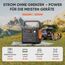 ackery E2000 v2 tragbare Powerstation, LiFePO4 Akku, 2042Wh Solargenerator mit 2200W Ausgang (Max 4400W), Schnellladung von 0-80% in 52 Min für Notfall, Camping, Wohnmobil