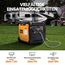 maXpeedingrods 5500 Watt Inverter Stromerzeuger mit Fernbedienung Notstromaggregat Hausversorgung Benzin Leise 4 Takt Generator 7,4 PS für Garten Bauindustrie Baustelle mit USB 230 V Steckdosen