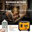 maXpeedingrods 5500 Watt Inverter Stromerzeuger mit Fernbedienung Notstromaggregat Hausversorgung Benzin Leise 4 Takt Generator 7,4 PS für Garten Bauindustrie Baustelle mit USB 230 V Steckdosen