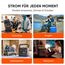 Jackery E2000 v2 tragbare Powerstation mit DC8020 Kfz-Ladekabel, LiFePO4 Akku, 2042Wh Solargenerator mit 2200W Ausgang (Max 4400W), Schnellladung von 0-80% in 52 Min für Notfall, Camping, Wohnmobil