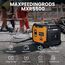 maXpeedingrods 5500 Watt Inverter Stromerzeuger mit Fernbedienung Notstromaggregat Hausversorgung Benzin Leise 4 Takt Generator 7,4 PS für Garten Bauindustrie Baustelle mit USB 230 V Steckdosen