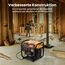 3200W Inverter-Generator, Benzin 4-Takt Backup-Stromversorgung mit Parallell-Funktion, mit AC/DC/USB-Ausgängen für Garten, Arbeitsplatz, Haus, Garage und mehr