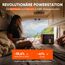 Jackery 2000 v2 Tragbare Powerstation mit 2 * 200W Solarpanel, 2042Wh Solargenerator mit 2200W Ausgang, LiFePO4 Batterie Schnellladung für Camping, Wohnmobil, Off-Grid