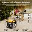 3200W Inverter-Generator, Benzin 4-Takt Backup-Stromversorgung mit Parallell-Funktion, mit AC/DC/USB-Ausgängen für Garten, Arbeitsplatz, Haus, Garage und mehr