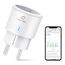 EIGHTREE Smart WLAN Steckdose, Alexa Zubehör WiFi Steckdose mit Strommessung 16A, Sprachsteuerung & Timer, Smart Home funktioniert mit Alexa, Google Home