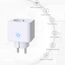 ANTELA WLAN Smart Steckdose 16A Stromverbrauch Messen kompatibel mit Alexa/Google Home, Kinderschutz, Smart Life APP, 2,4GHz, 3680W, 4PCs