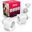 Innr Smart Plug, funktioniert mit Hue* und Alexa (Bridge erforderlich), Zigbee Repeater, 16A Steckdose mit Strommessung, 4 Stück