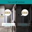 BSEED WLAN Lichtschalter(Neutralleiter Erforderlich), 1 Fach 1 Weg Schalter mit 2 Non-Wifi Steckdose aus Glas, Wifi Schalter Kompatibel mit Alexa/Tuya/Google Home/SAMRT LIFE, Gold